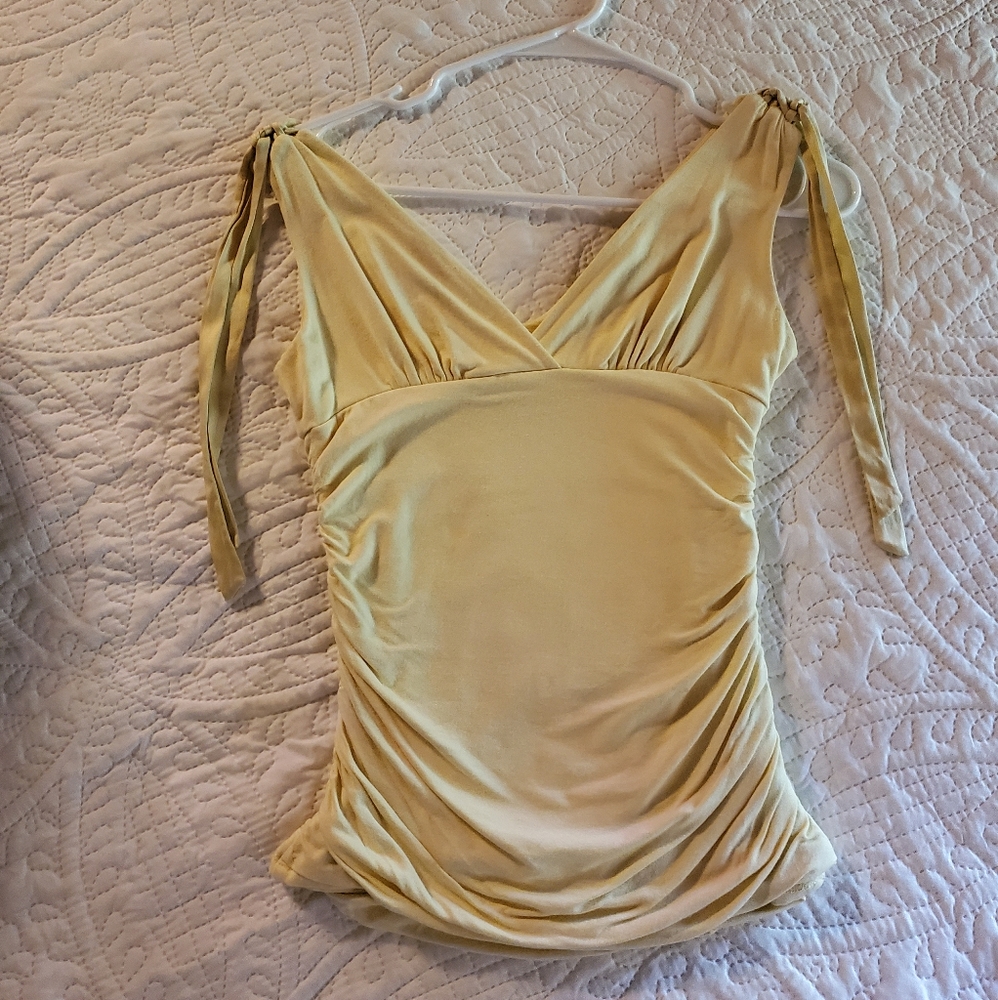Yellow bebe top - Picture 2 of 7